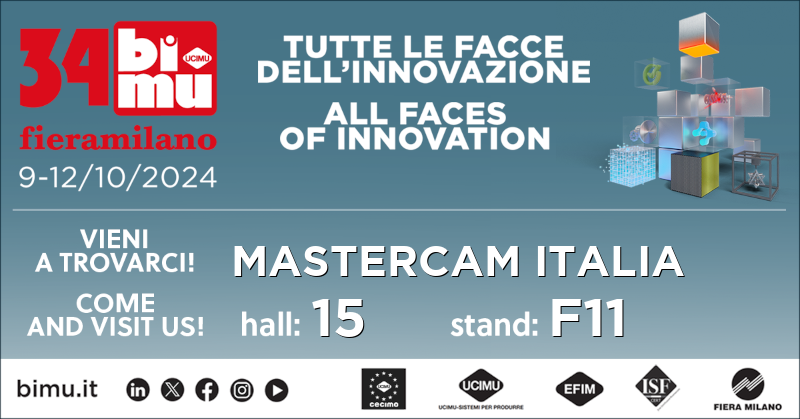 BI-MU 2024 Mastercam: tutte le facce dell’innovazione!