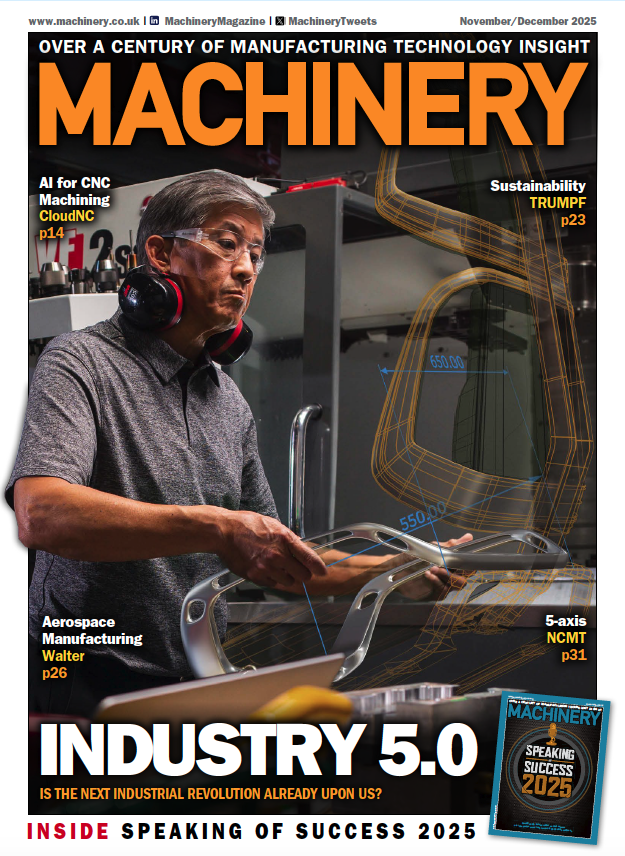 Intelligenza Artificiale e CNC: quali sviluppi ci aspettano secondo la rivista Machinery